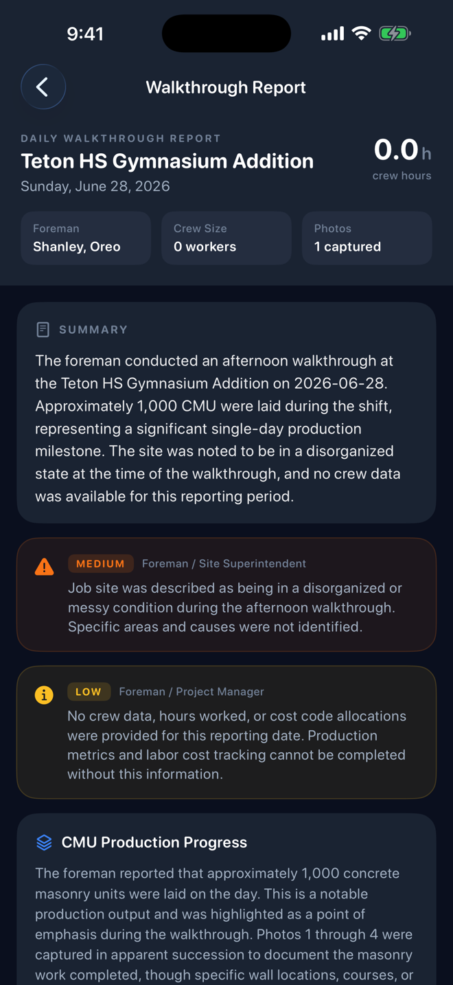Forward Command AI walkthrough report